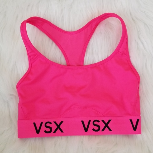 Victoria's Secret Other - Victoria's Secret Sports Bra Pink & Black Size S/P